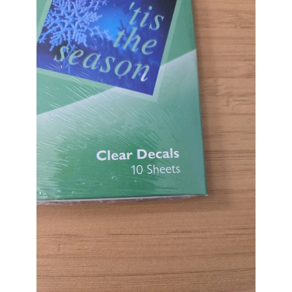 Invent It Clear Decals, 10 Sheets Of Clear, Removable Decals.‎ SEALED
